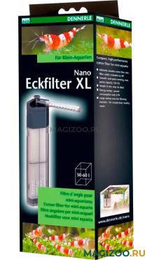 Фильтр внутренний угловой Dennerle Nano corner filter XL для аквариума 30 – 60 л, 150 л/ч, 2 Вт (1 шт)