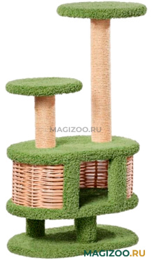 Домик Моник Пушок ковролин зеленый (1 шт) 