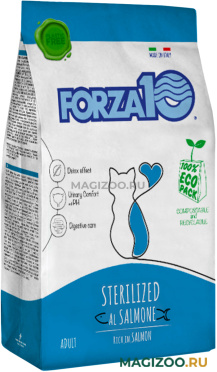 Сухой корм FORZA10 CAT MAINTENANCE ADULT STERILIZED для взрослых кастрированных котов и стерилизованных кошек с лососем (1 кг)