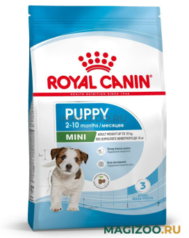 Сухой корм ROYAL CANIN MINI PUPPY для щенков мелких пород в возрасте до 10 месяцев (0,8 кг)