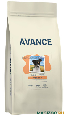 Сухой корм AVANCE HOLISTIC PUPPIES для щенков с индейкой и бурым рисом (10 кг) 